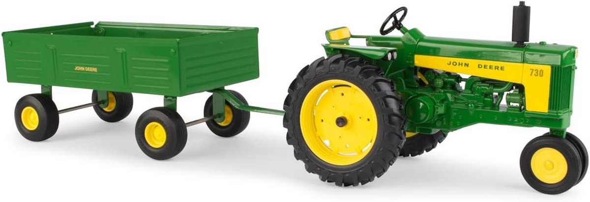 gedetailleerd tractor model met aanhanger schaal 1 16