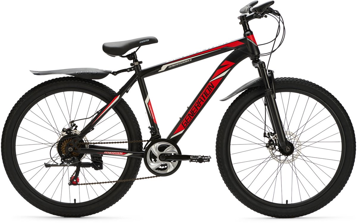 Generation Mountainbike 26 inch Rood/Zwart – Spatborden Kinderfiets kopen online