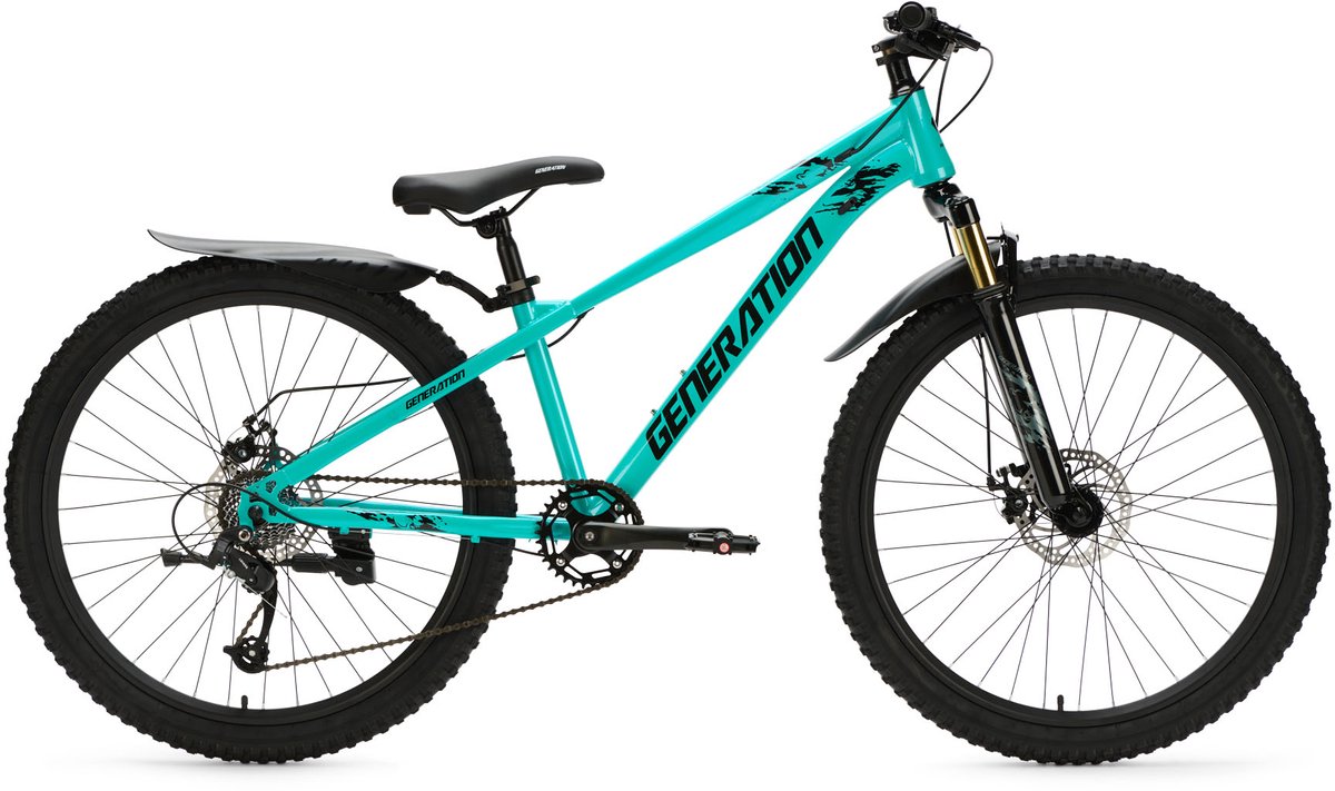 Generation X8 Mountainbike 26 inch - Blauw met Spatborden Kinderfiets kopen online