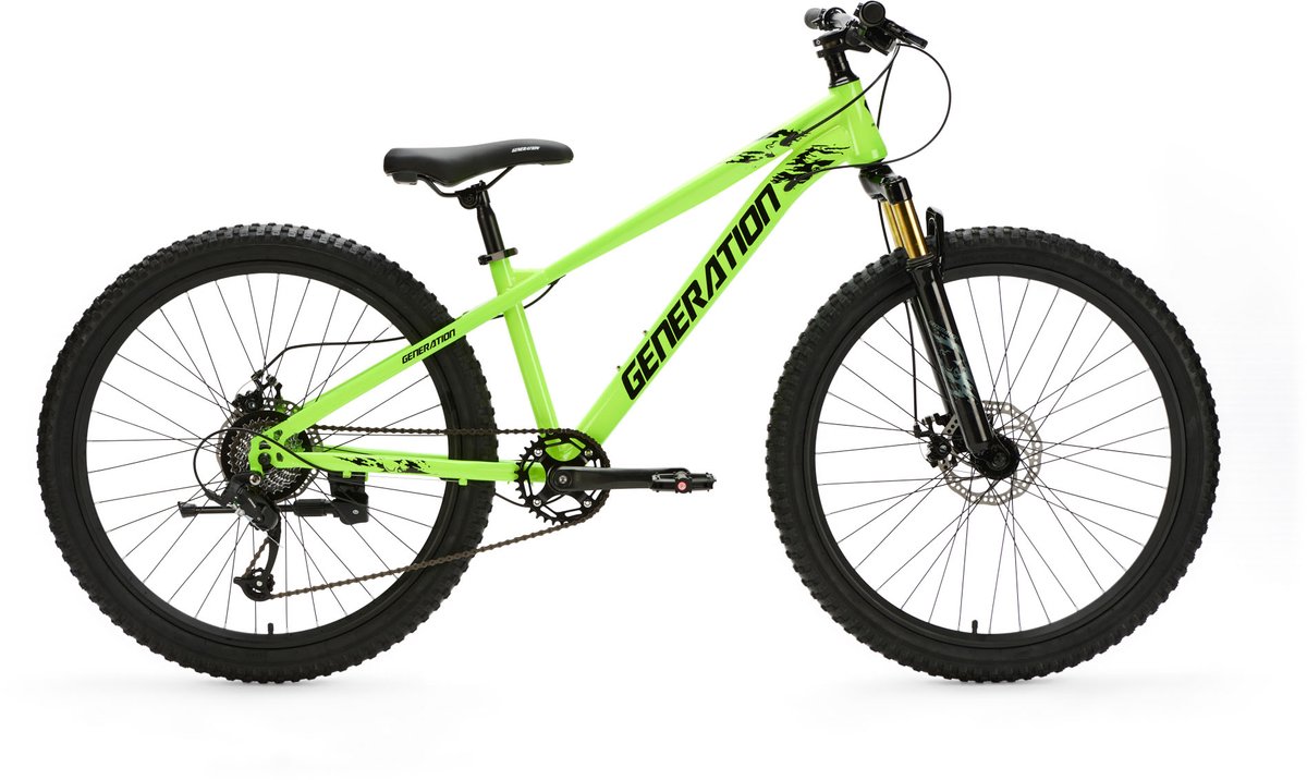 Generation X8 Mountainbike 26 inch - Neon Geel Kinderfiets kopen online