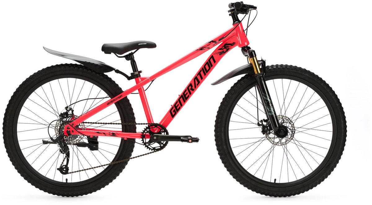 Generation X8 Mountainbike 26 inch - Roze met Spatborden Kinderfiets kopen online