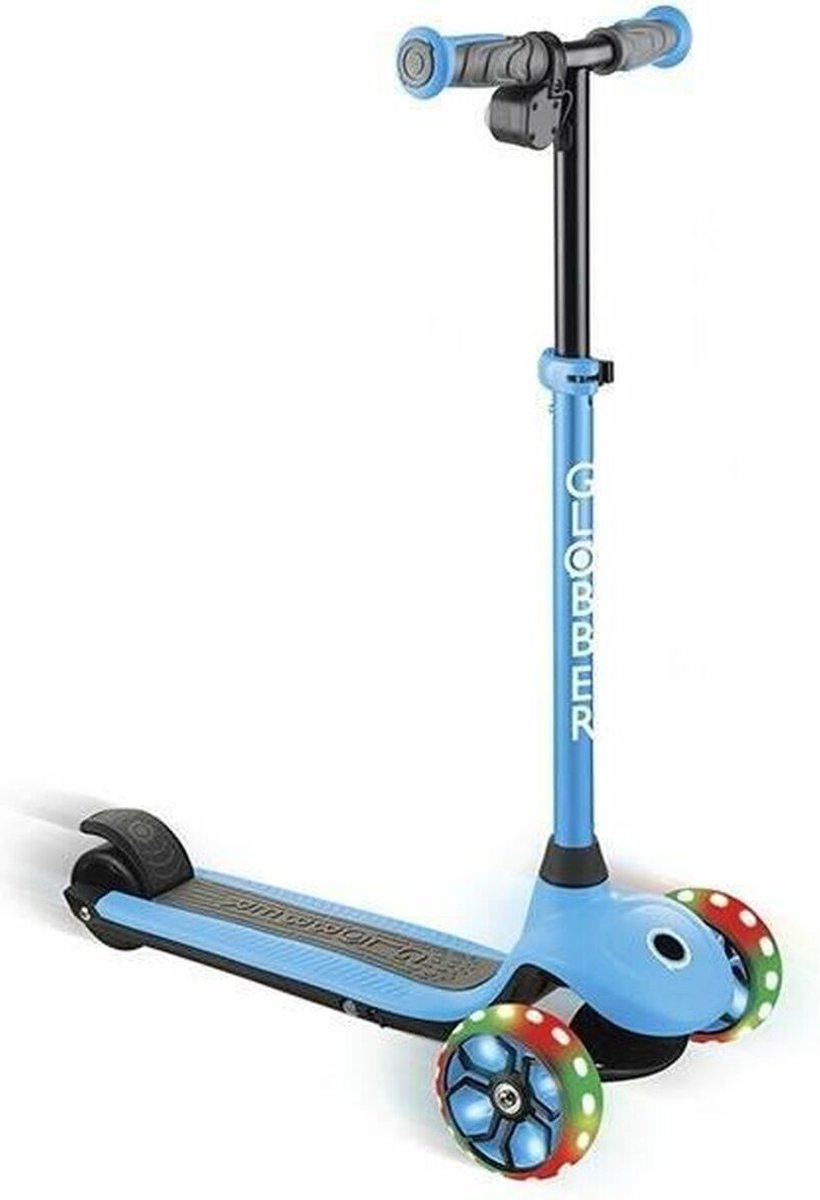 globber elektrische step one k e motion 4 v3 plus in blauw