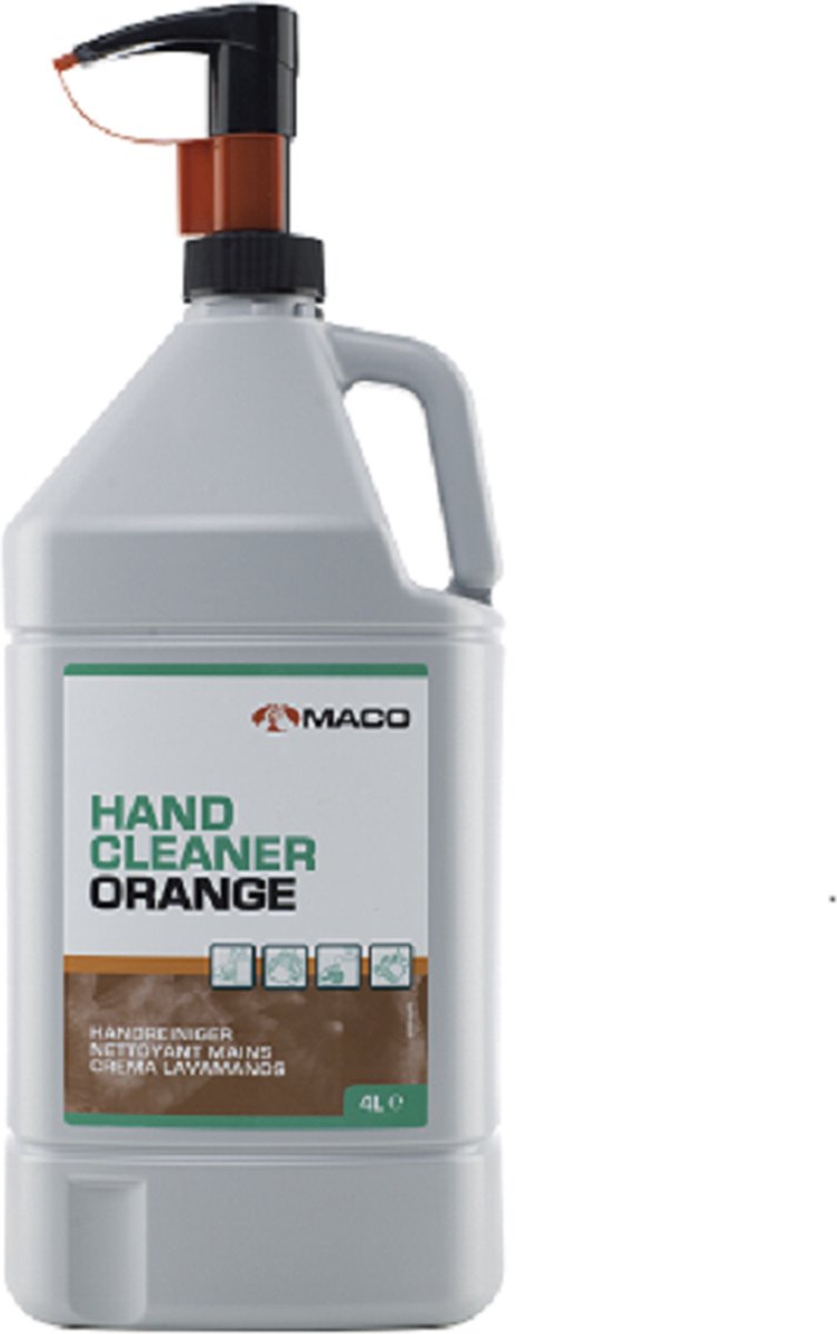 handzeep maco orange 4l met pomp