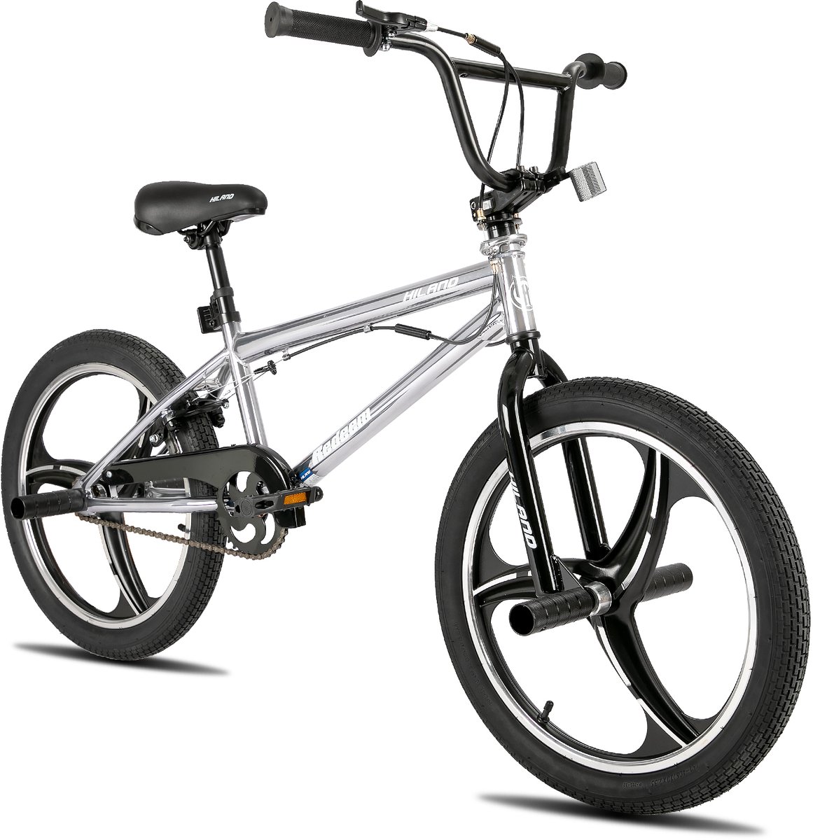 hiland 20 inch freestyle bmx fiets 3 spaken mag wheels 360 graden rotor inclusief 4 pegs jongens meisjes meer dan 7 jaar