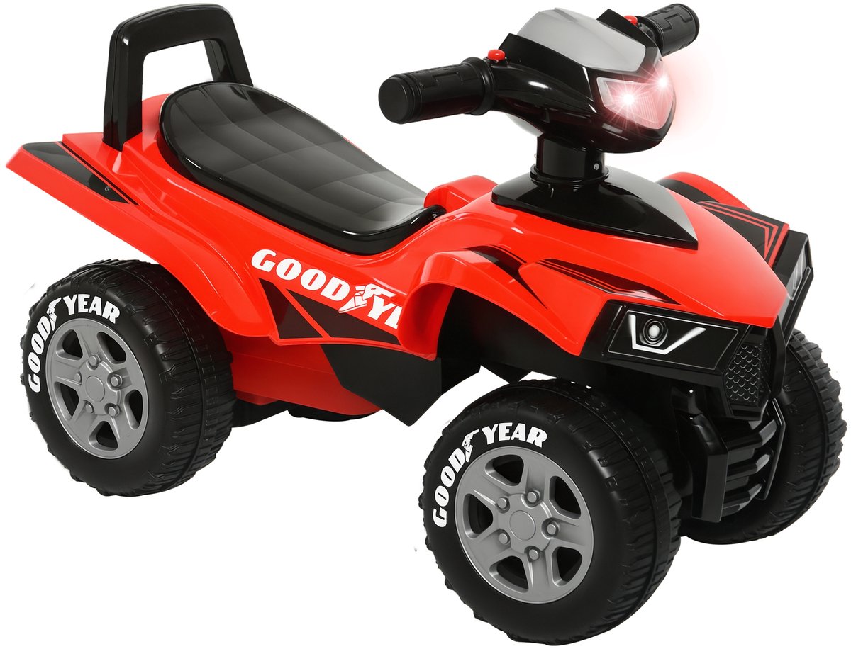 homcom kinderschuifauto kunststof 60x31x42cm rood