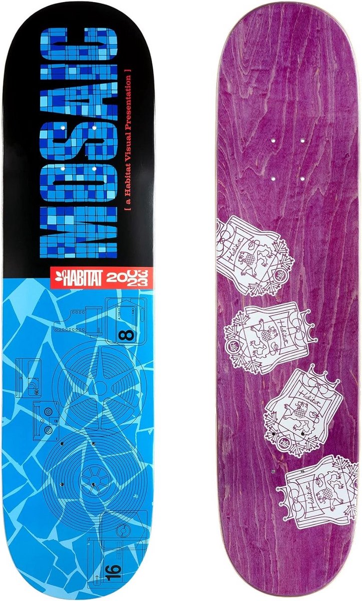 houten skateboard deck 8 1 inch moza ek design