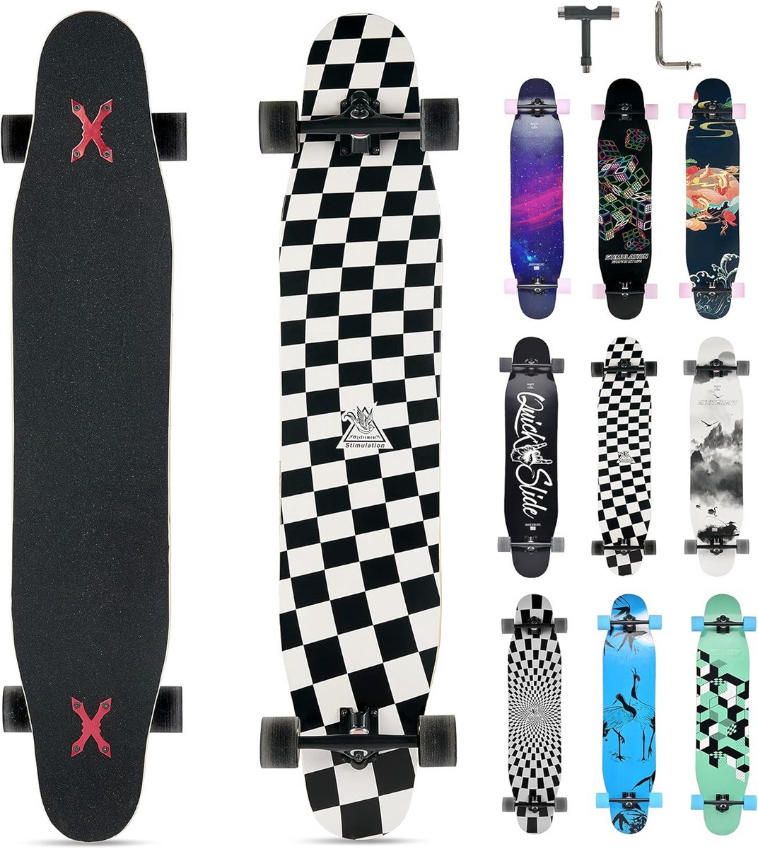 houten skateboard voor beginners en gevorderden