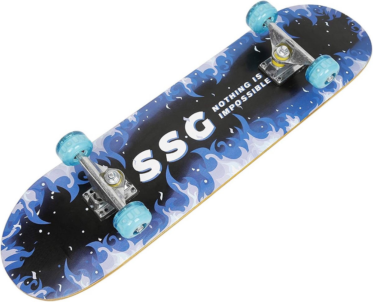 Houten Skateboard voor Kinderen, Tieners en Volwassenen met ABEC-7 Lagers tot 250 kg Skateonderdeel kopen online