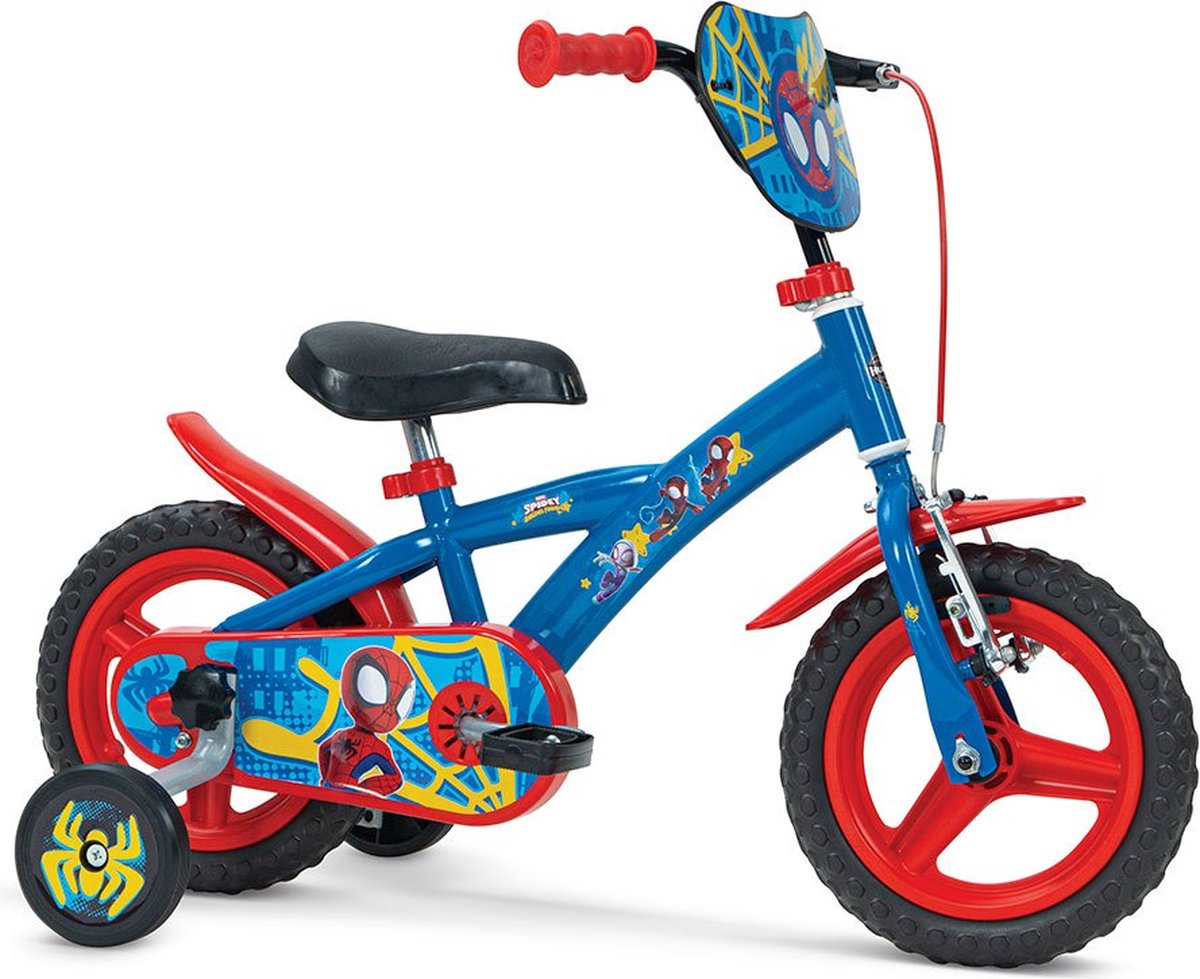 huffy en71 spiderman 12 fiets blauw 24 months 4 years jongen