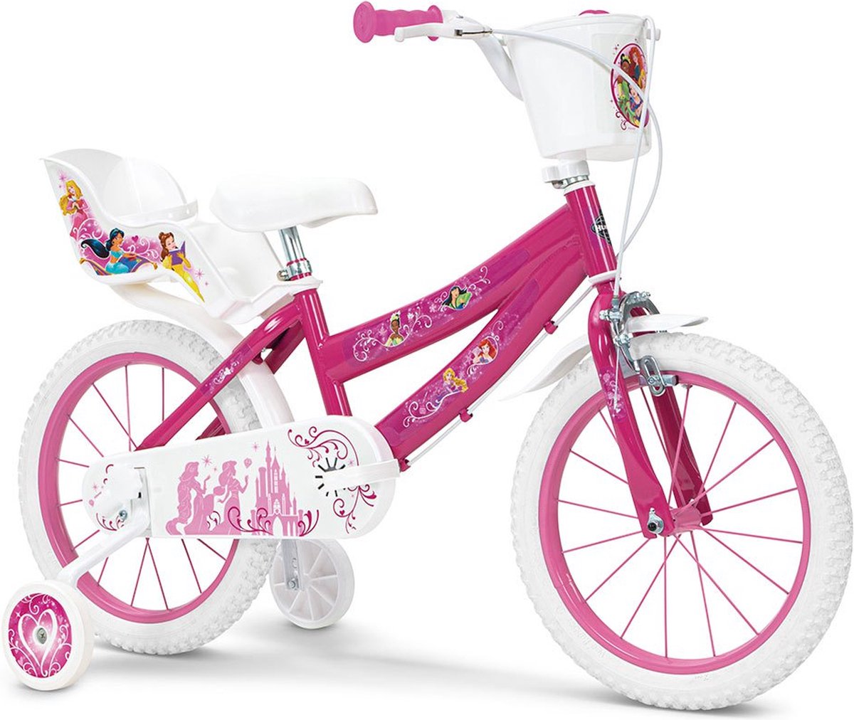 huffy princesas 16 fiets roze 4 6 years jongen