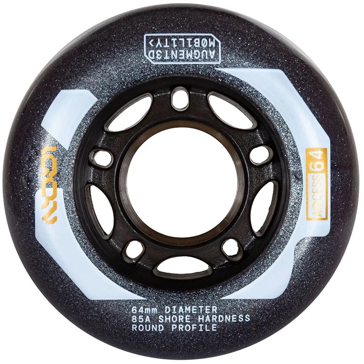 Iqon Access 64 85a Schaatswielen 4 Eenheden Goud 64 mm Skateonderdeel kopen online