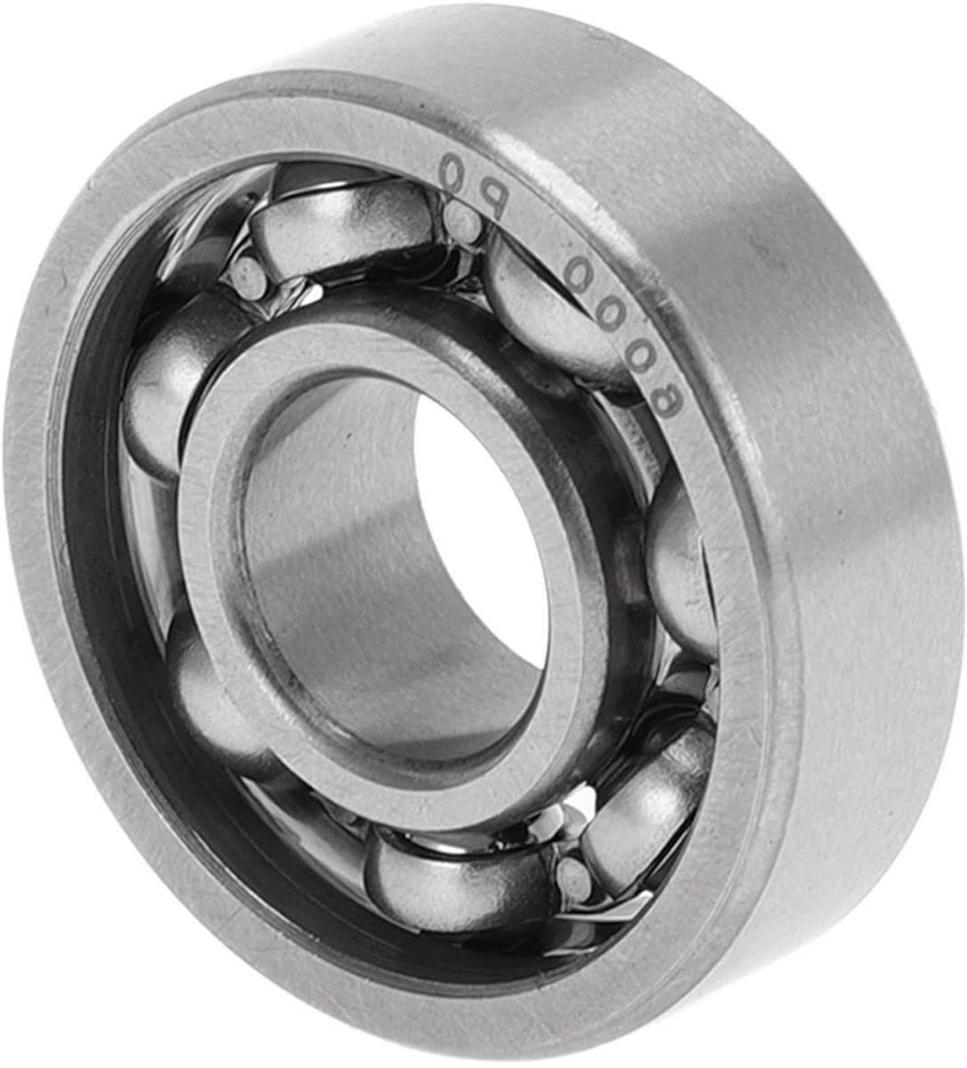 Jhubers Goods - Diepe Groef Kogellagers P0 10x26x8mm Gesmeerde Lagers - Skateboard Wiel Compatibel - Open Type Zilverkleurig - Scooter Geschikt voor - 6000 Model Skateonderdeel kopen online