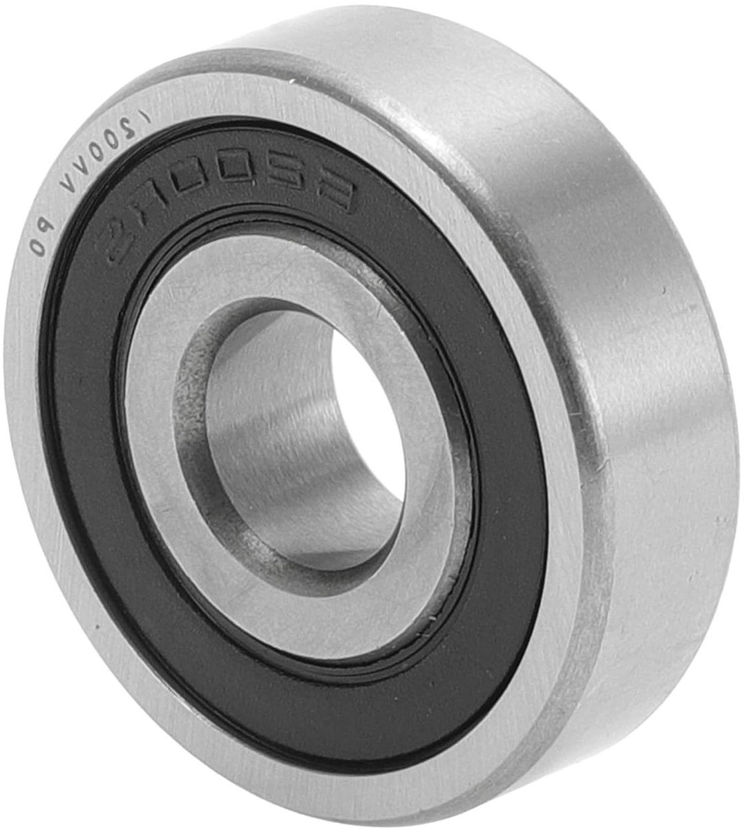 Jhubers Goods - Diepe Groef Kogellagers P0 10x30x9mm Gesmeerde Lagers - Dubbele Rubber Afdichting - Zwart & Zilver - Scooter & Skateboard Wiel - Geschikt voor 6200VV Skateonderdeel kopen online