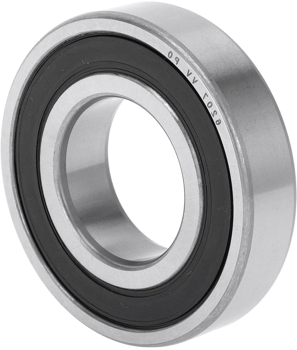 Jhubers Goods - Diepe Groef Kogellagers P0 35x72x17mm Gesmeerde Lagers - Dubbele Rubber Afdichting - Scooter Skateboard Wiel - Compatibel met - Zwart Zilveren Toon - Hoogwaardig - 6207VV Skateonderdeel kopen online