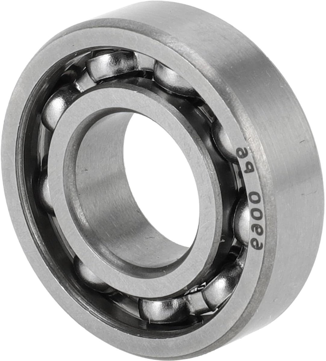 Jhubers Goods - Diepe Groef Kogellagers P6 10x22x6mm Gesmeerde Lagers - Open Type - Zilverkleurig - Scooter Skateboard Wiel - Compatibel met - Geschikt voor - 6900 Skateonderdeel kopen online