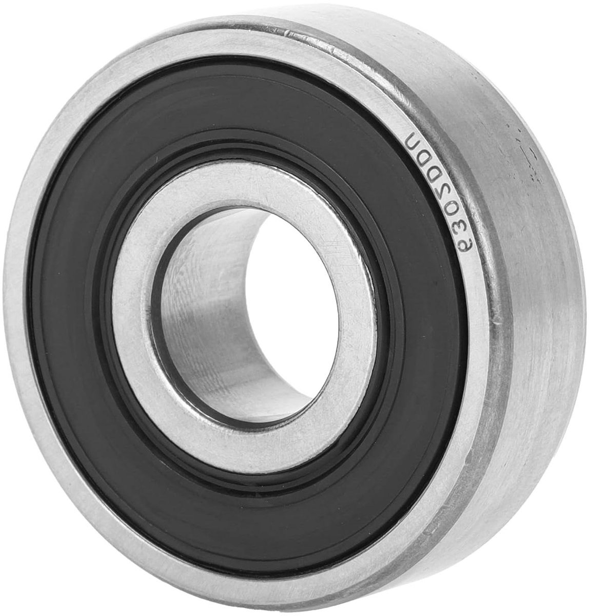 jhubers goods diepe groef kogellagers p6 15x42x13mm gesmeerde lagers dubbel rubber afdichting zilverkleurig lagers 6302ddu scooter skateboard wiel compatibel met