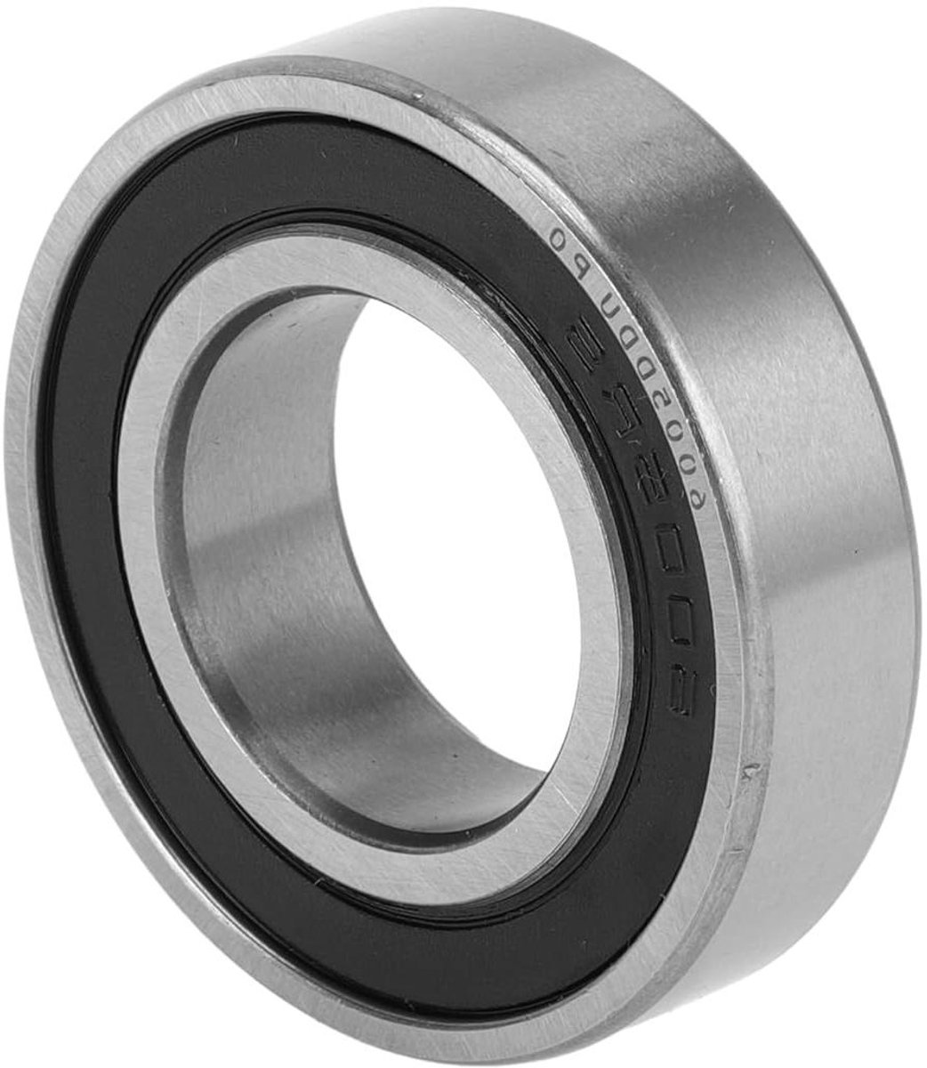 jhubers goods goods diepe groef kogellagers p0 25x47x12mm gesmeerde lagers dubbele rubber afdichting zwart zilveren kleur scooter skateboard wiel geschikt voor 6005ddu