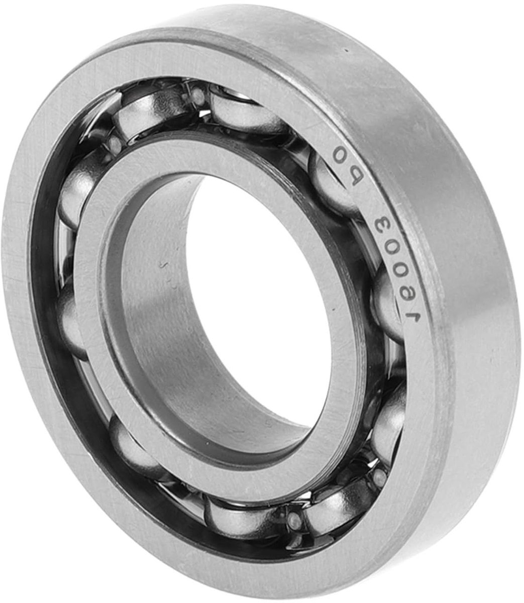 jhubers goods jhubers goods diepe groef kogellagers p0 17x35x8mm gesmeerde lagers open type zilverkleurig scooter skateboard wiel geschikt voor kleur of model 16003