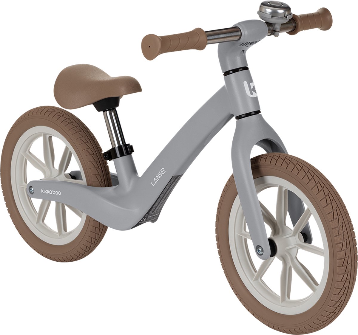 Kikkaboo Lanser Loopfiets - Grijs Loopfiets kopen online
