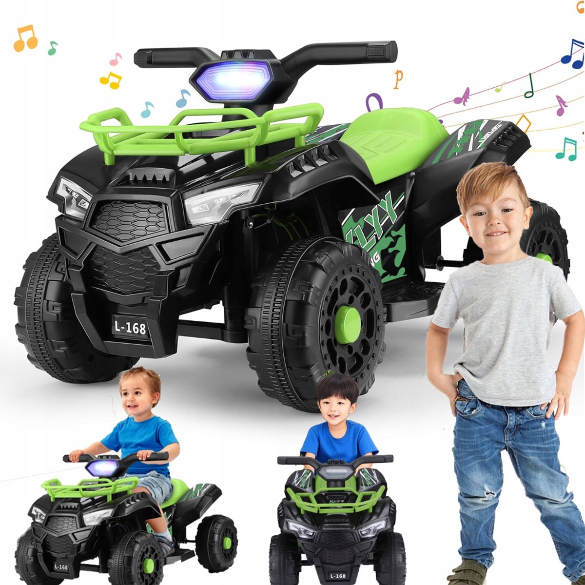 Kinder Elektrische SUV - Met Muziespeler, Lichtjes en Veilig Ontwerp - 6V Ride-On Auto met EU Stekker - Speelgoed voor 3-6 Jaar Accuvoertuig kopen online