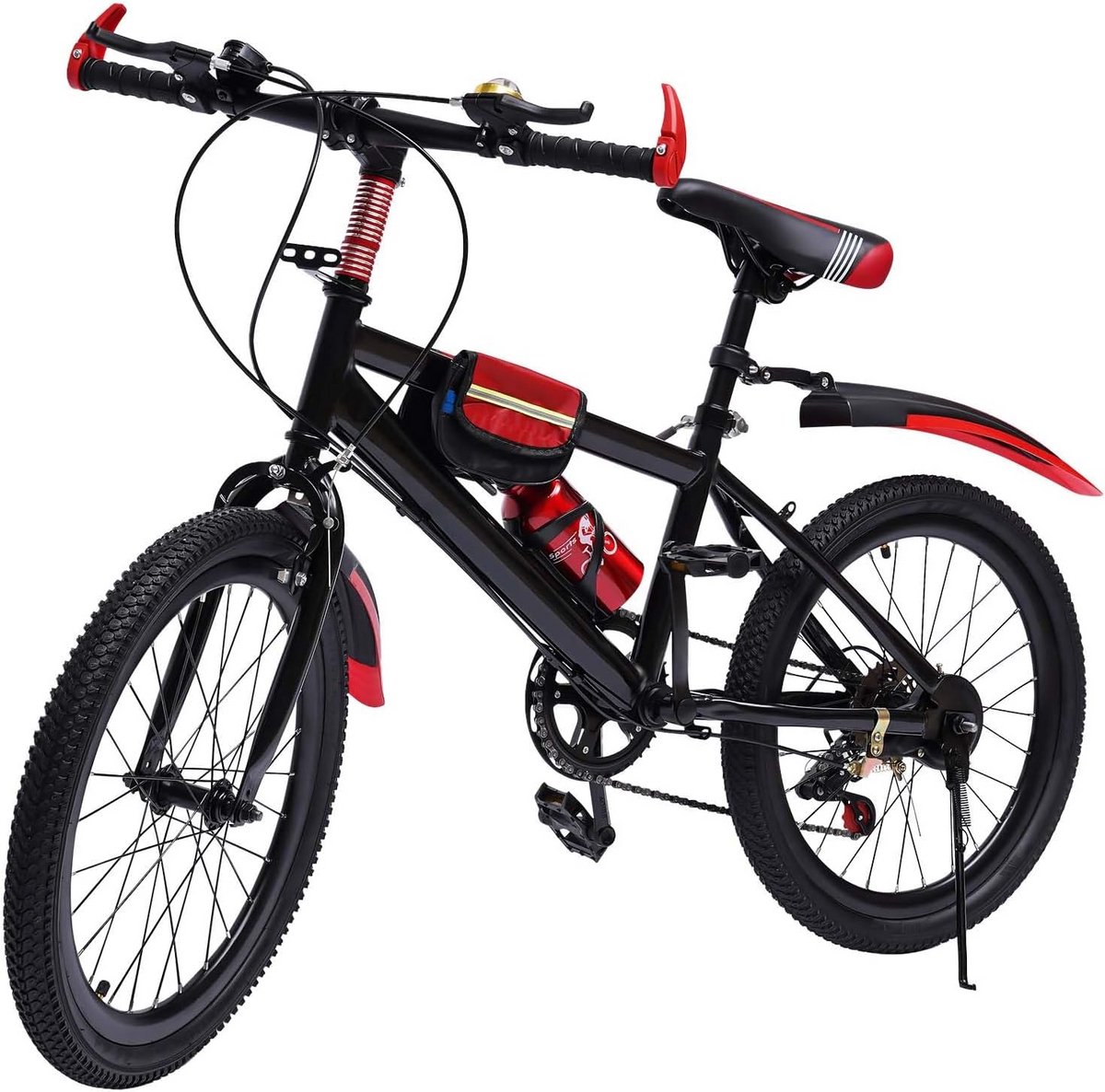 Kinder Mountainbike 20 Inch Jongens en Meisjes Fiets met 7 Versnellingen en Schijfrem Kinderfiets kopen online