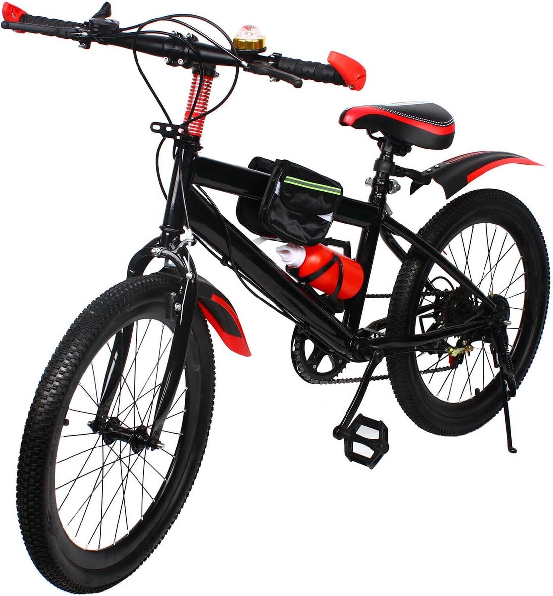 kinder mountainbike 20 inch met 7 versnellingen verstelbare mtb fiets voor jongens en meisjes