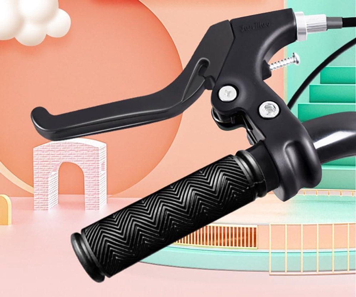 kinderfiets fietsremhendel reserveonderdeel kinderfietsaccessoire handrem stuur diameter 22 mm fietsrem hendel kinderfiets remhendel accessoire zwart rem hendel fiets