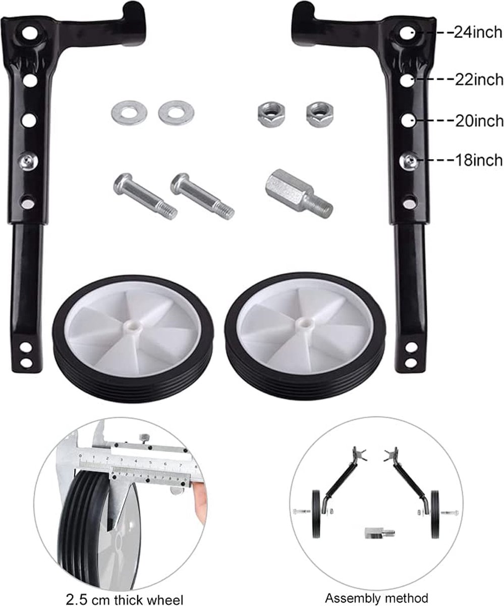 Kinderfiets stabilisator, universele stabilisatoren voor 18, 20, 22, 24 inch fietsen Kinderfiets kopen online