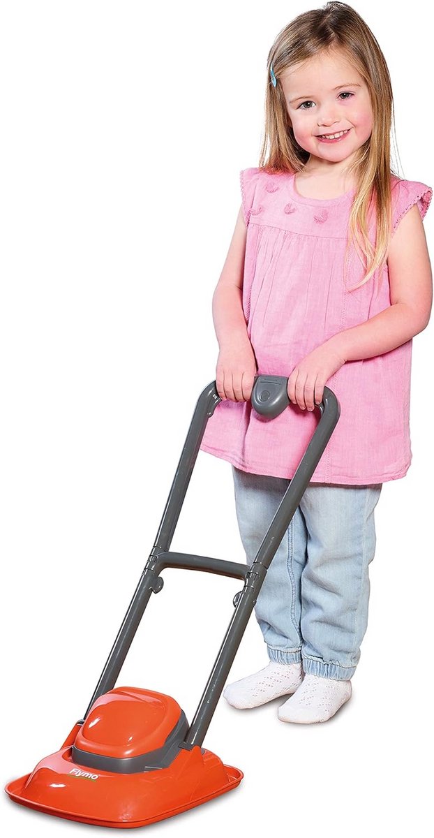 kinderspeelgoed grasmaaier duwmodel met klikkend geluid voor binnen en buiten