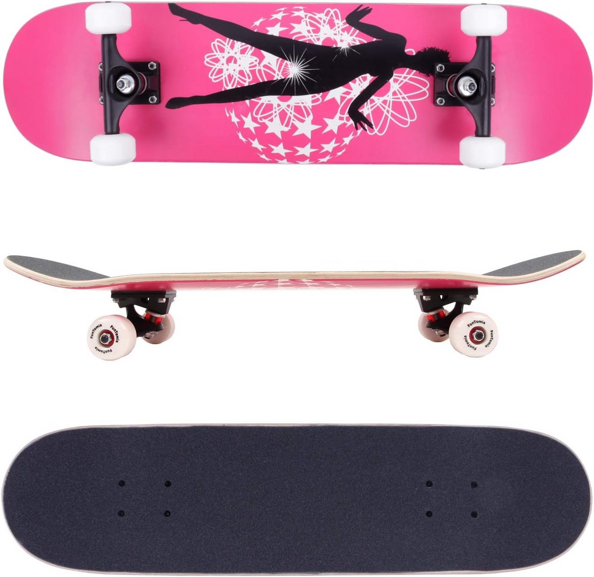 Klassiek Skateboard | 7-laags Canadees Esdoorn | ABEC-9 Lagers | 100A Wielen Skateonderdeel kopen online