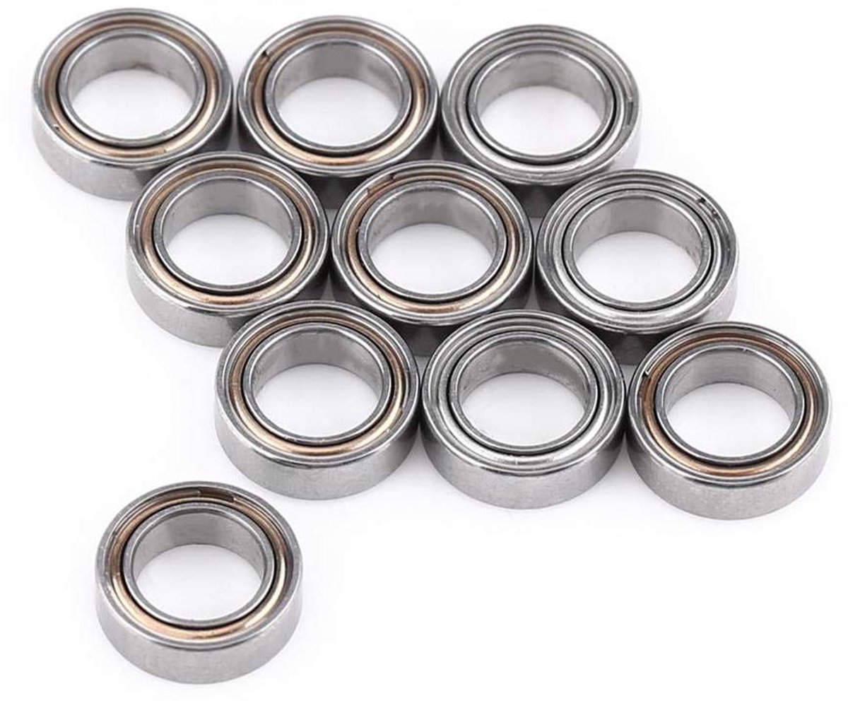Kogellagers - 10 stuks - 5x8x2,5 mm - Dubbel verzegeld - Miniatuurkogellager van staal - Voor 3D-printers, skates, skateboards, scooters Skateonderdeel kopen online
