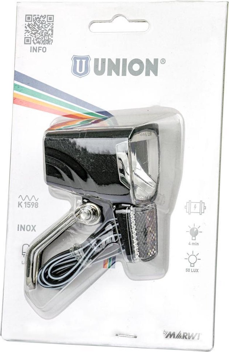 koplamp union spark un 4276 naafdynamo standlicht 50lux