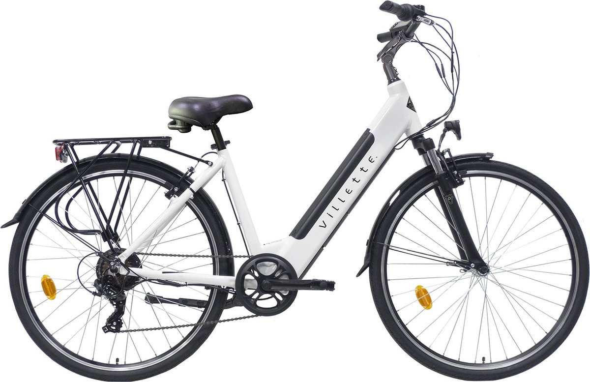 L' Amant Eco, elektrische damesfiets, 7sp, 10.4Ah, wit Fiets (elektrisch) kopen online