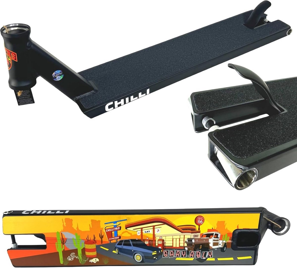 Lichtgewicht Stuntstepdeck Hybride voor Park en Straat Skateonderdeel kopen online