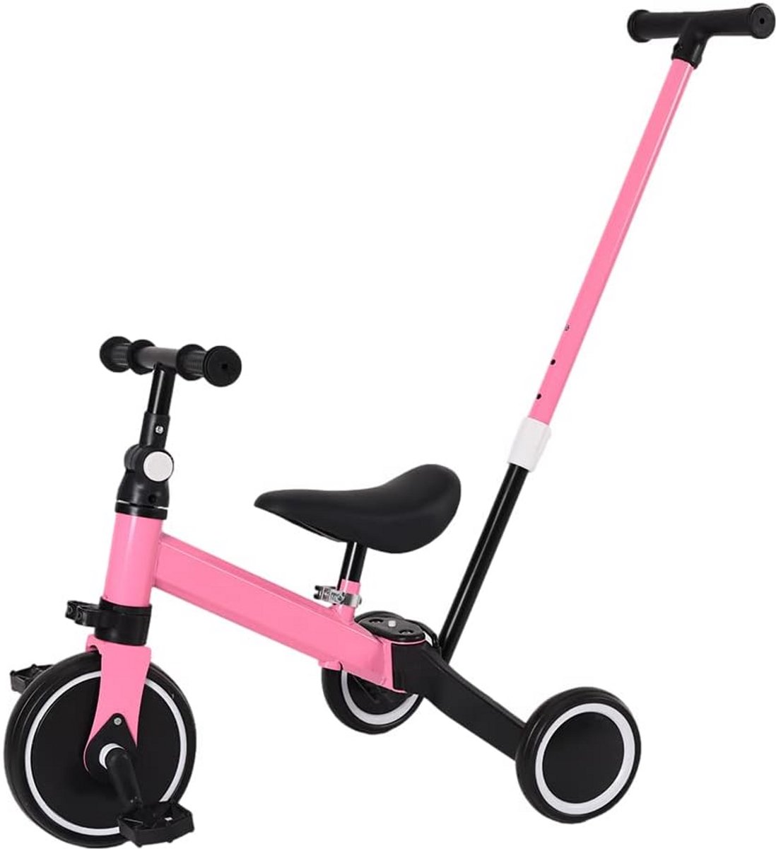 Loopfiets 3-in-1 voor baby's en peuters vanaf 18 maanden met duwstang Loopfiets kopen online