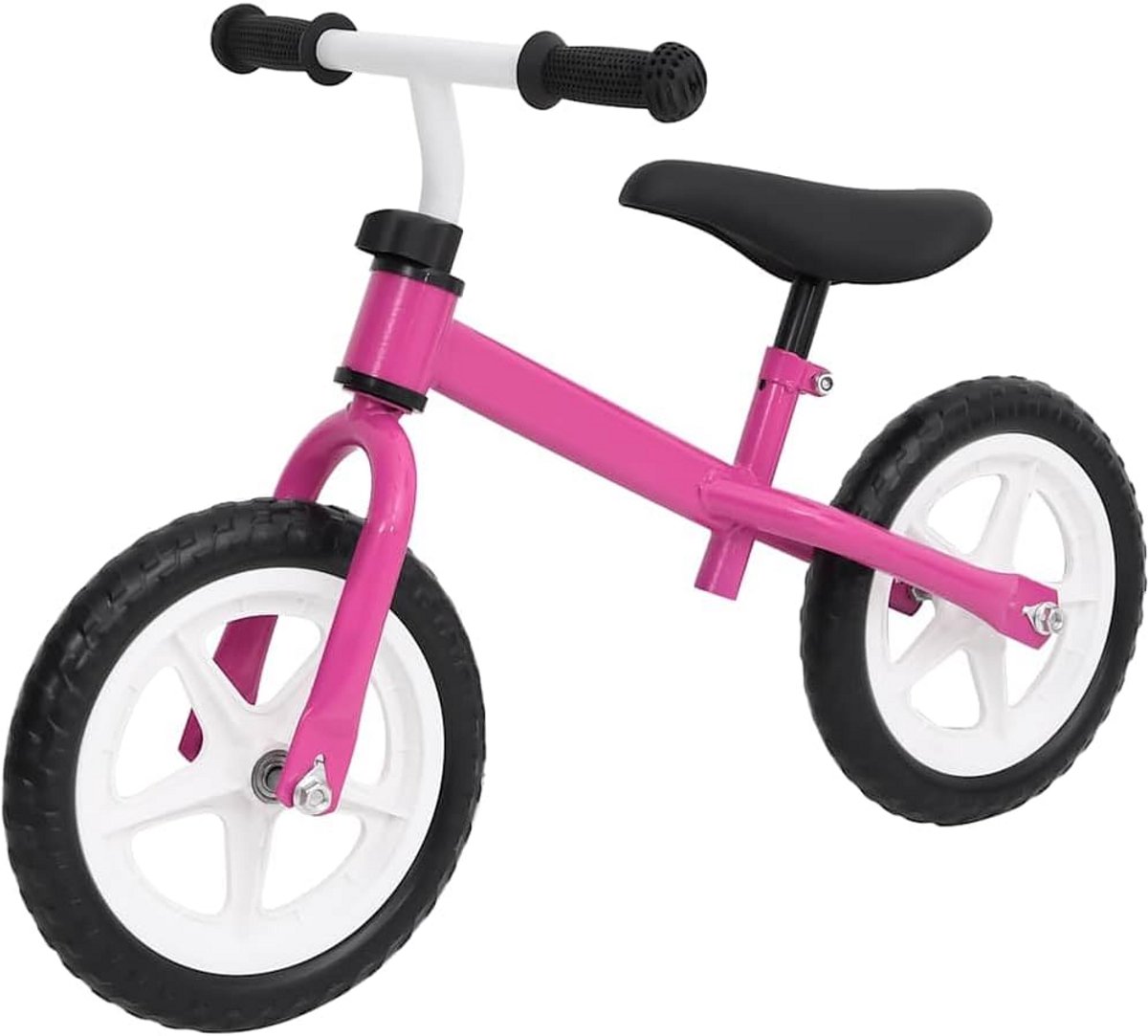 Loopfiets met 9.5 inch wielen voor kind roze Loopfiets kopen online