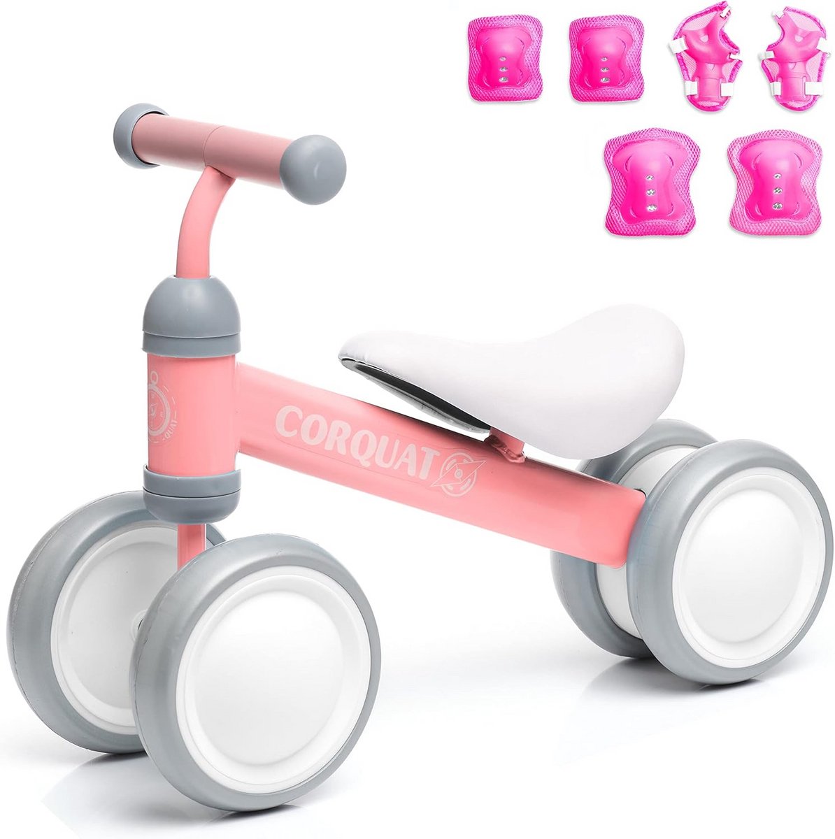 loopfiets voor baby s en peuters 1 jaar met beschermers loopfiets zonder pedalen