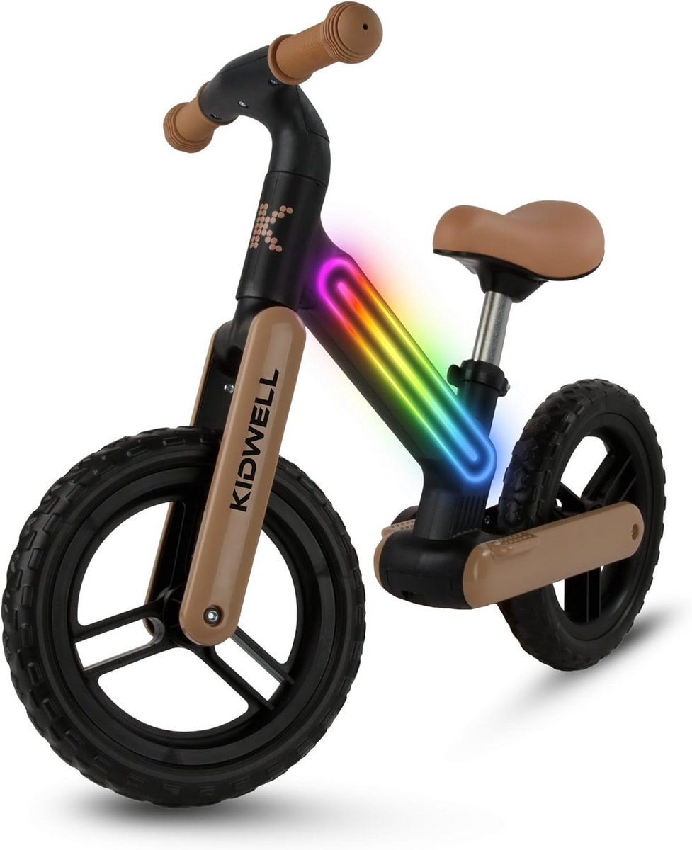 Loopfiets voor Kinderen met LED Verlichting Vanaf 2 Jaar - Lichtgewicht Loopfiets met Stootvaste Banden Loopfiets kopen online