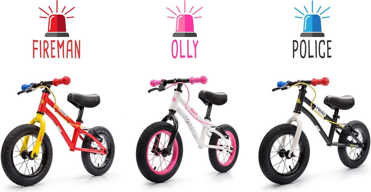 Loopfiets voor Kinderen met Verstelbaar Zadel en Stuur - Loopfiets zonder Pedalen met Luchtbanden Loopfiets kopen online