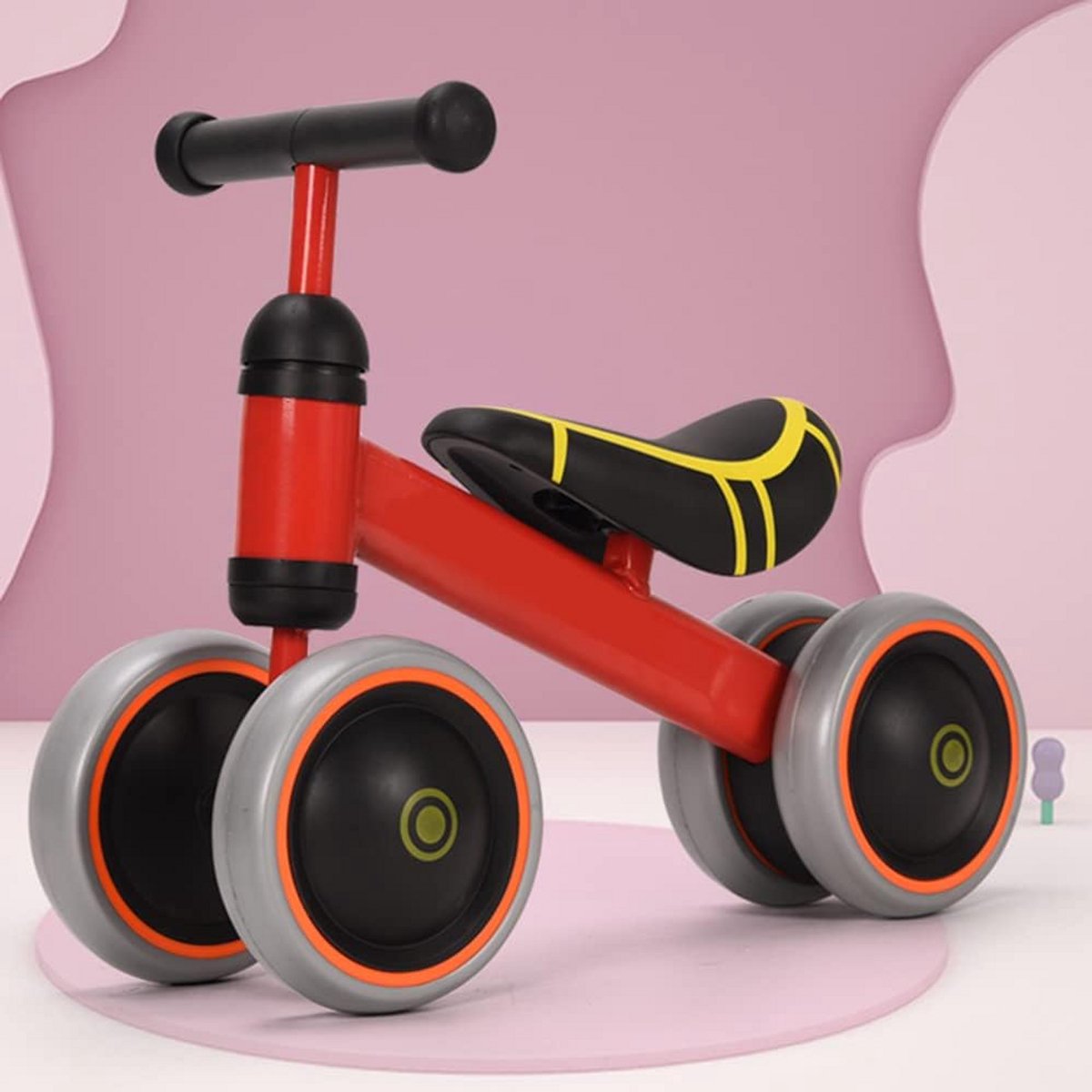 Loopfiets voor Kinderen - Vanaf 10 Maanden - Zonder Pedalen - Rood Loopfiets kopen online