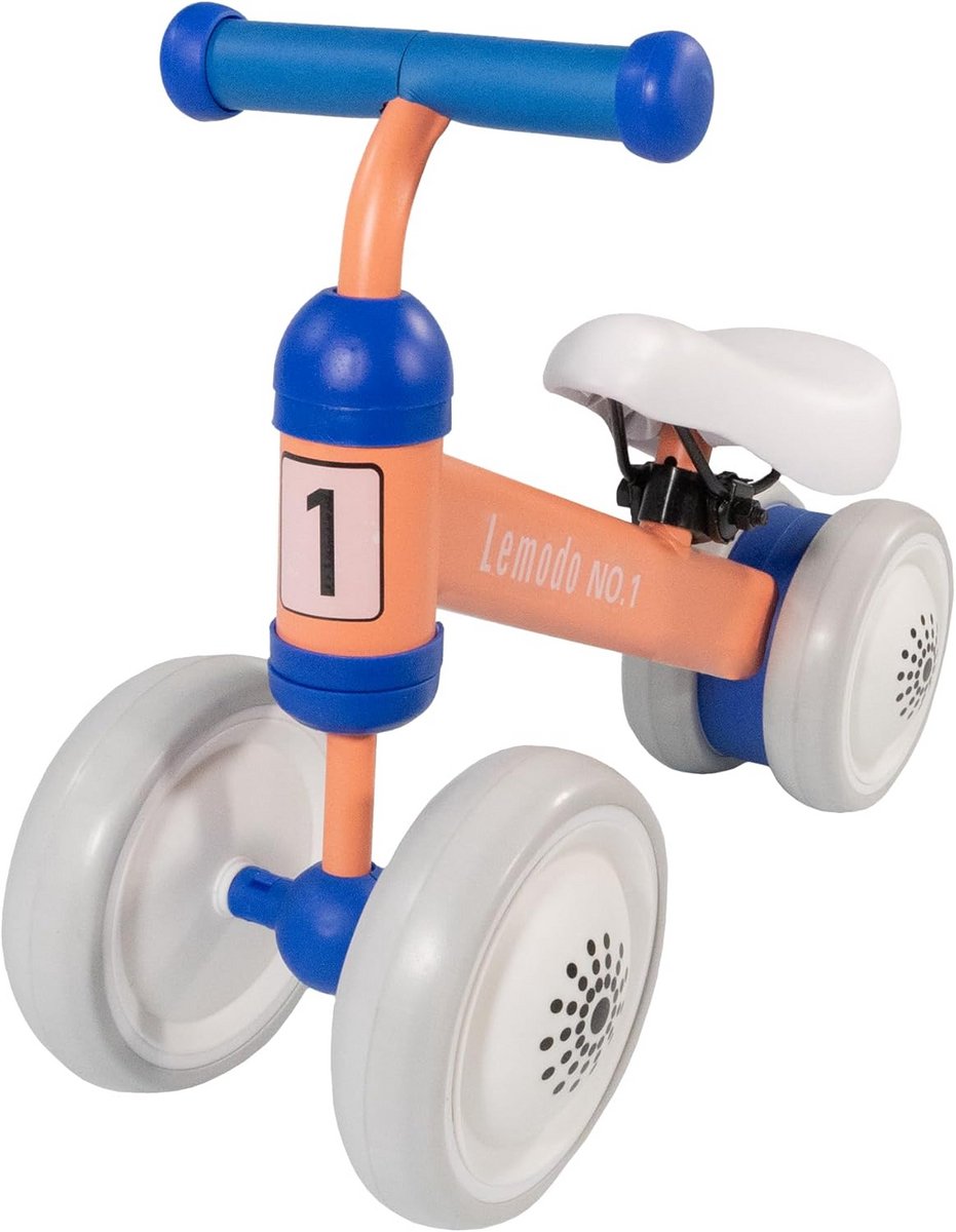 Loopfiets voor peuters vanaf 1 jaar - Rode loopfiets met stabiel metalen frame Loopfiets kopen online