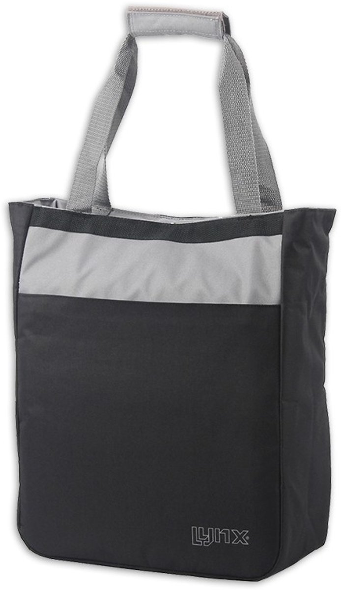 lynx fietstas alaska ge soleerd 17 liter polyester zwart