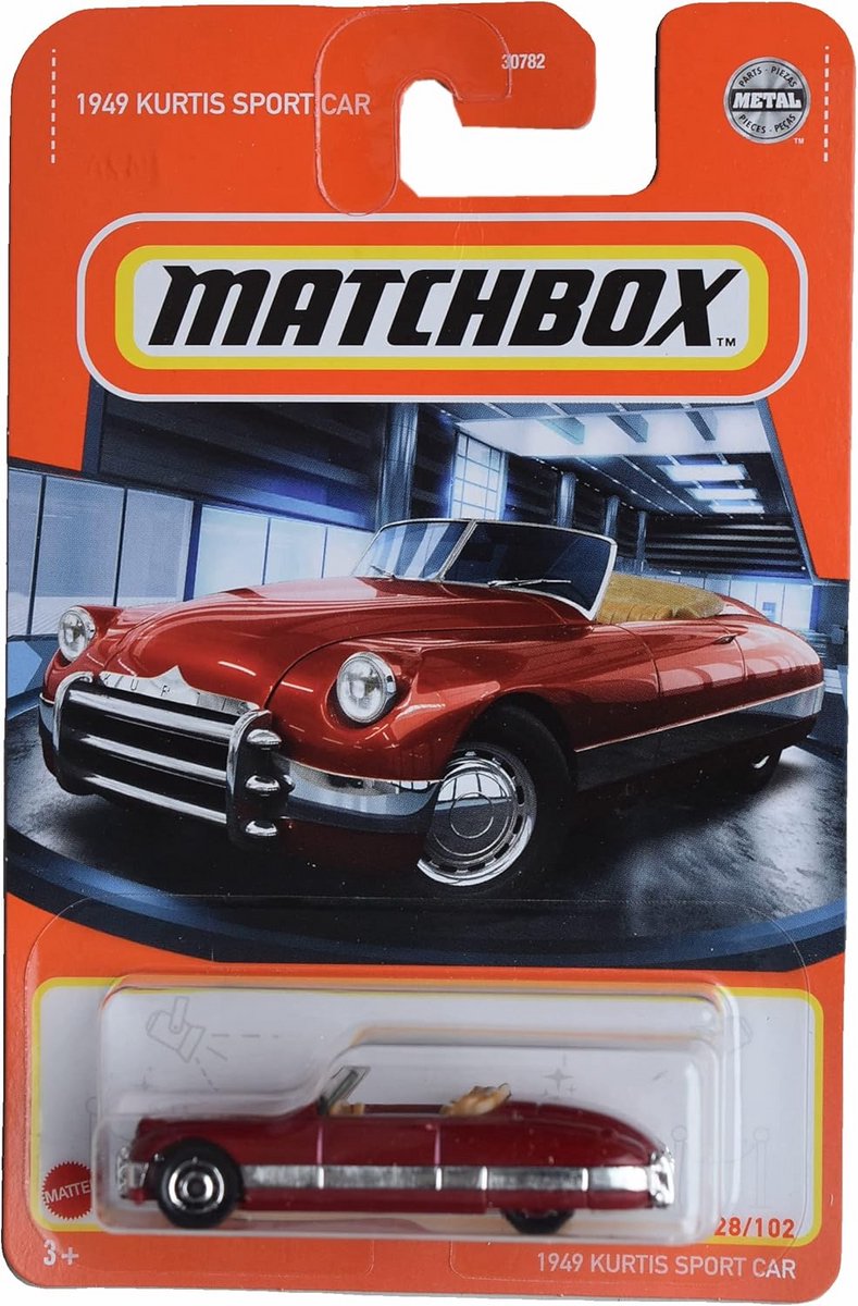 matchbox 1949 kurtis sportwagen