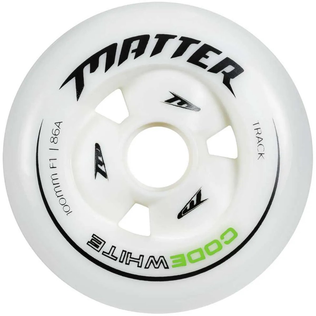 Matter Wheels Code F1 Wiel Wit 100 mm Skateonderdeel kopen online