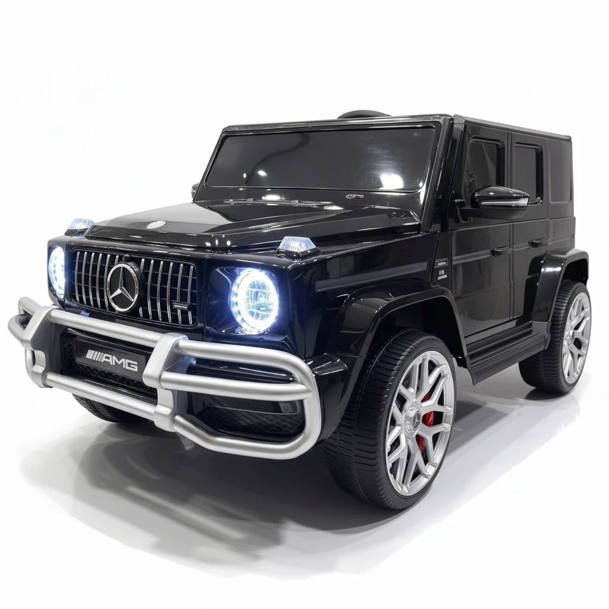 Mercedes G63 AMG - 2-zitter - Zwart - Met afstandsbediening - Elektrische kinderauto Mercedes - 4-wielaandrijving Accuvoertuig kopen online
