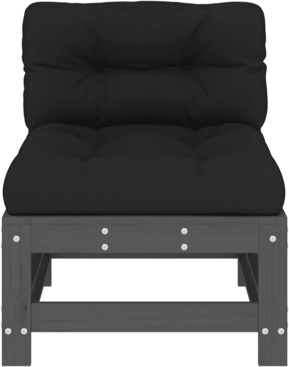 Middenbank met kussens massief grenenhout grijs Loopfiets kopen online