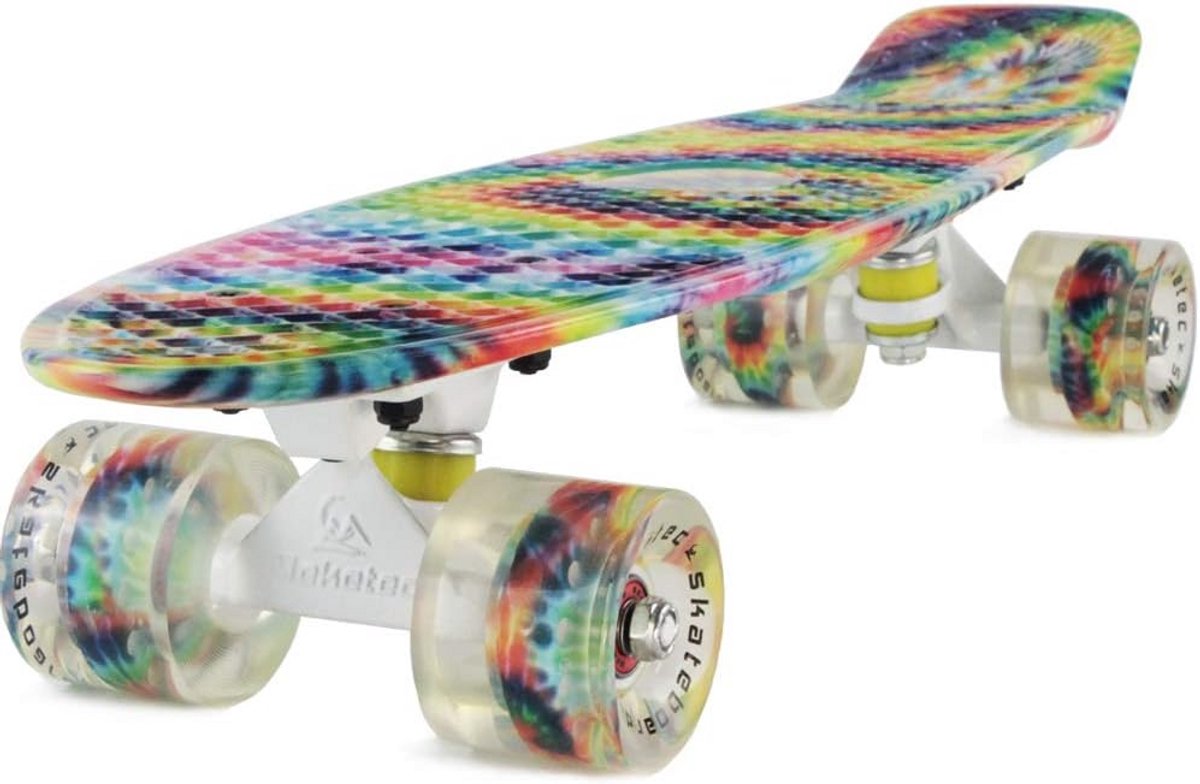 mini cruiser skateboard 22 inch compleet board voor kinderen jongens meisjes en beginners