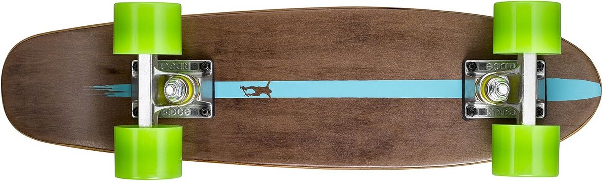 Mini Cruiser Skateboard 55cm Houten Compleet - Zachte Wielen & Top Grip Skateonderdeel kopen online