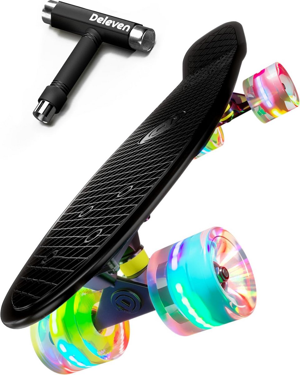 Mini Cruiser Skateboard Compleet 56cm voor Kinderen en Beginners Skateonderdeel kopen online