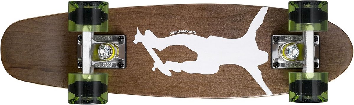 Mini Cruiser Skateboard van Esdoornhout met Helder Groene Accenten Skateonderdeel kopen online